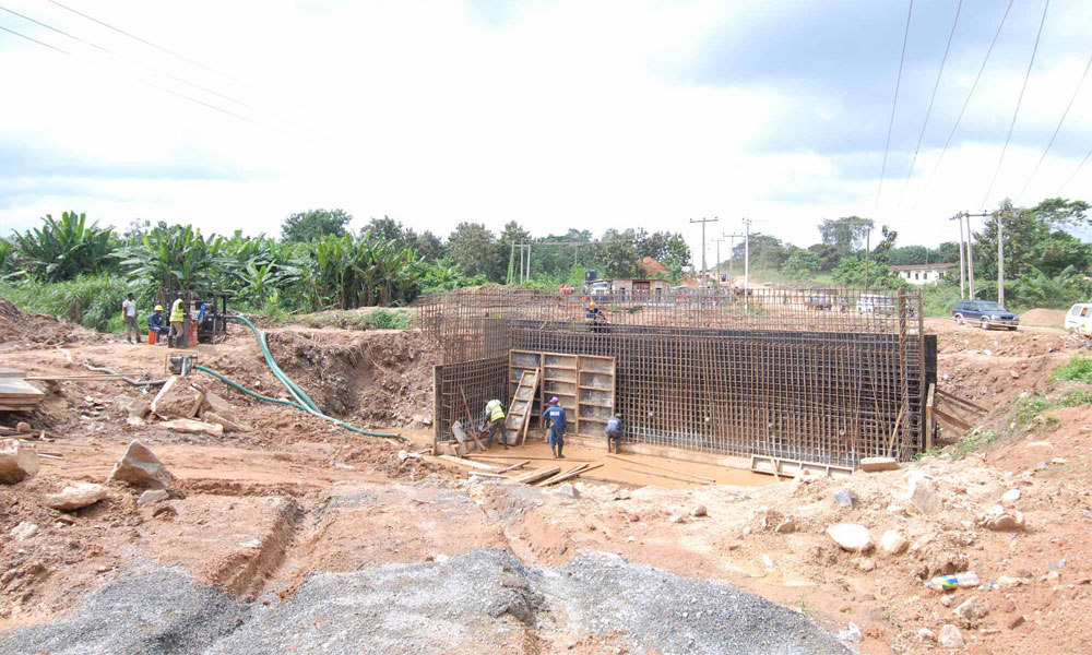 Completed rebar works and commencement of work