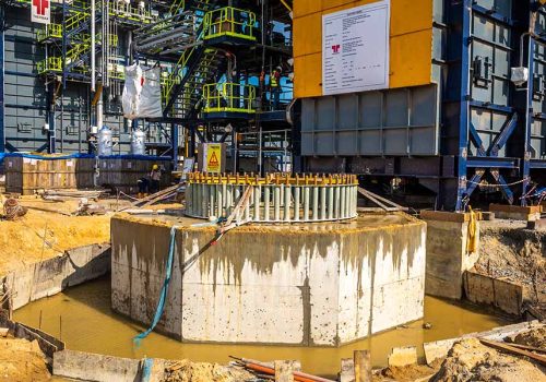 Heat-Recovery-Steam-Generator-Stack-Casted-with-anchor-bolts